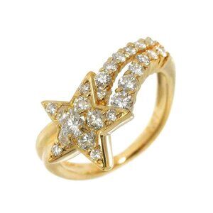 Star Jewelry Diamond 0.67ct Ring 18K YG 750 Size4(US) 90244244